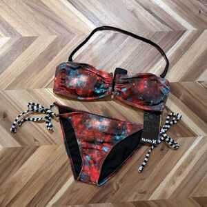 Hurley‎ Galaxy Print Bikini Set